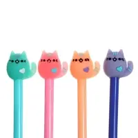 Ручка-прикол Calligrata &laquo;Кошка&raquo;, синий стержень, гелевая, МИКС