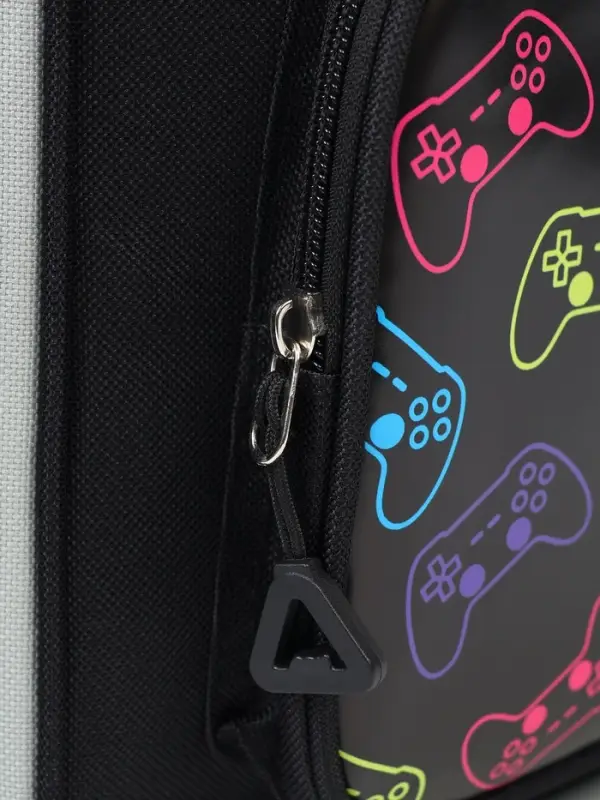 Рюкзак школьный, с эргономичной спинкой квадратный &laquo;Игрок&raquo;