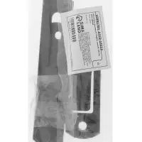 Шпингалет накладной ТУНДРА, прямой, 100 мм, черный