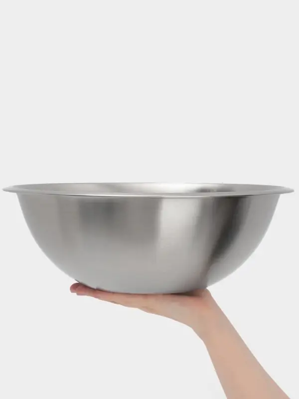 Миска Hanna Kn&ouml;vell, 6.4 л, d=34 см, толщина 0.4-0.5 мм, нержавеющая сталь