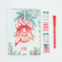 Подарочный набор в портфеле «Волшебного нового года», ежедневник А5, магнитные закладки и ручка