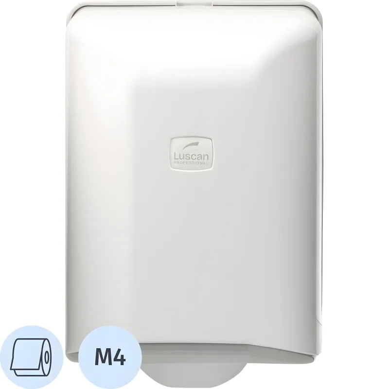 Диспенсер для полотенец рулон Luscan Prof Optima ЦВ 1by1 белый
