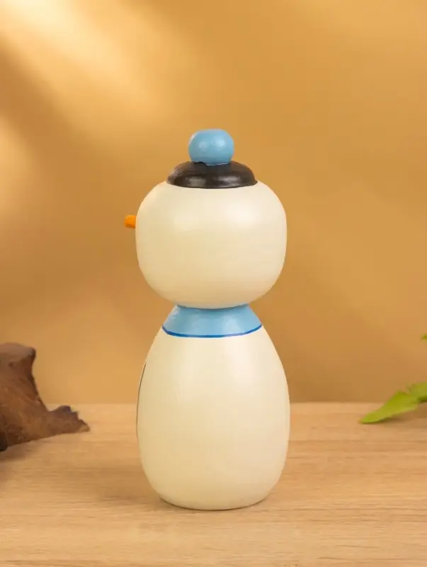 Деревянная кукла кокеши «Снеговик», 7×8.5×17 см Деревянная кукла кокеши «Снеговик», 7×8.5×17 см