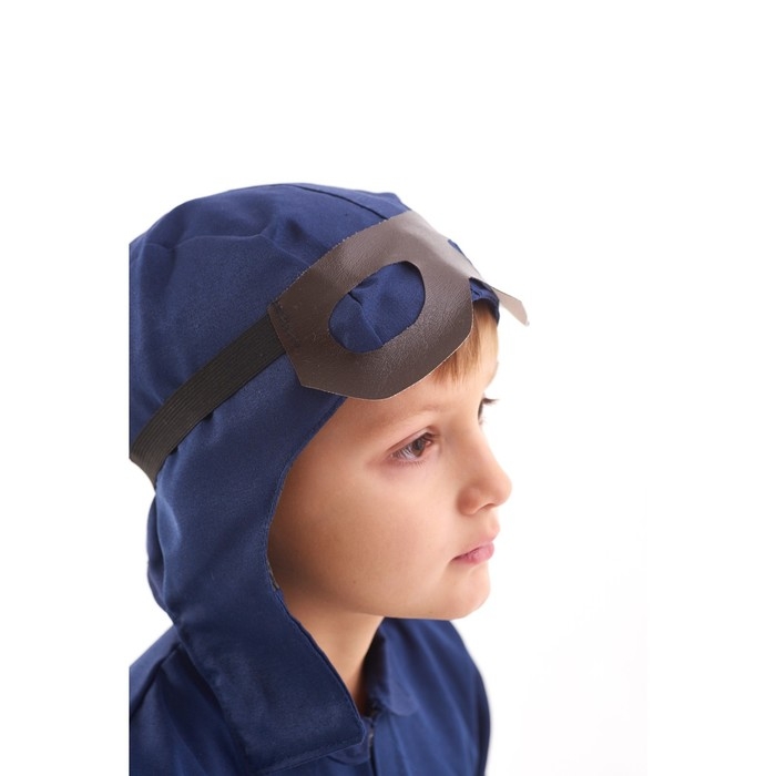 Костюм военного  Костюм военного "Лётчик", комбинезон, ремень, шлем, очки, 5-7 лет, рост 122-134 см