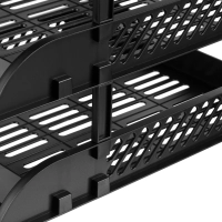 Лоток горизонтальный для бумаг Deli E9213,сбор,черн,325x241x255мм,3шт/наб