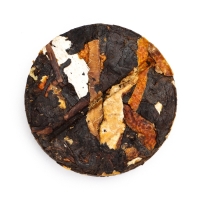 Китайский выдержанный черный чай "Шу Пуэр с мандариновой цедрой", 250 г, Юньнань Китайский выдержанный черный чай "Шу Пуэр с мандариновой цедрой", 250 г, Юньнань