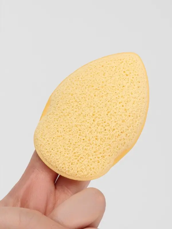 Спонж для умывания &laquo;Капелька&raquo;, 9&times;6 см, с карманом, МИКС