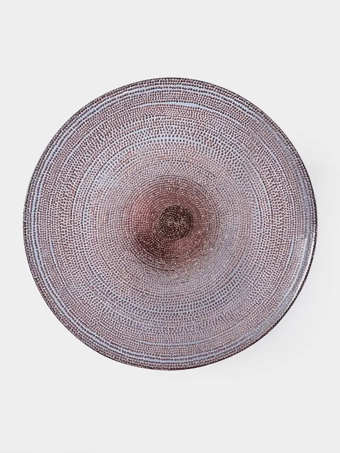 Блюдо для торта Inspiration, d=28 см, на ножке, стекло, фиолетовое