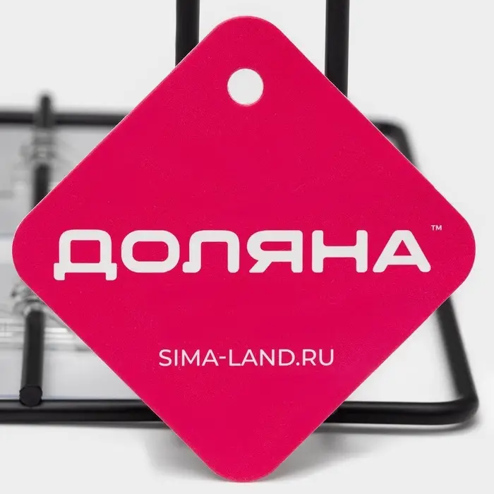 Держатель для туалетной бумаги Доляна, с полочкой, 19.5&times;9.5&times;8 см, чёрный