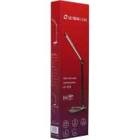 Светильник Ultraflash UF-834 C02 черн (Led настол, 8Вт, 5 ССТ, ночник, Зар)