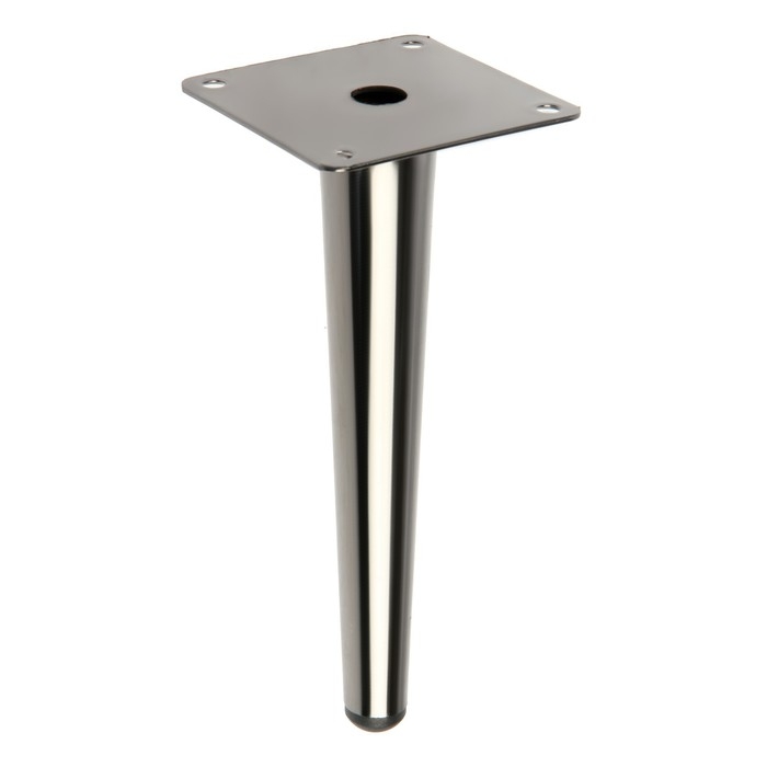 Опора мебельная CAPPIO OP08,h=200 мм,толщ площ 1,8,  цвет  глянцевый черный Опора мебельная CAPPIO OP08,h=200 мм,толщ площ 1,8,  цвет  глянцевый черный