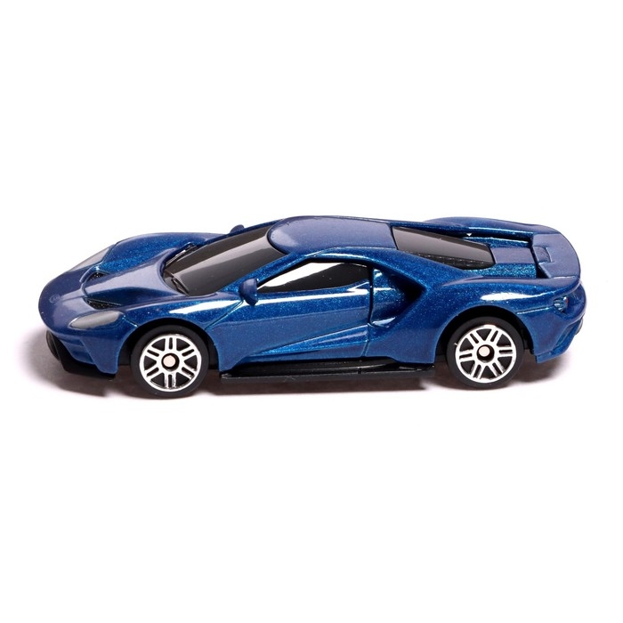 Машина металлическая FORD GT, 1:64, цвет синий Машина металлическая FORD GT, 1:64, цвет синий