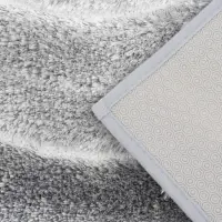 Коврик Доляна Waves, 43&times;61 см, серый