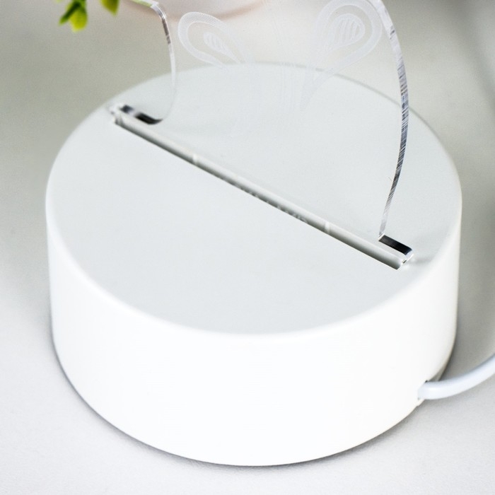 Светильник Светильник "Божья коровка" LED белый 11,9х9,5х15,1 см RISALUX