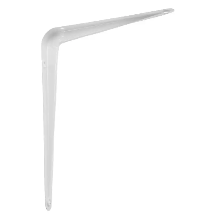 Кронштейн ТУНДРА, 200×150×0.8 мм, белый