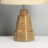 Лампа настольная RISALUX &laquo;Образ&raquo;, 40 Вт, Е14, золотистая, 23&times;23&times;32 см