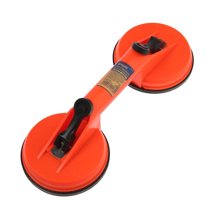 Стеклодомкрат двойной ТУНДРА, пластиковый, 125 мм, до 50 кг Стеклодомкрат двойной ТУНДРА, пластиковый, 125 мм, до 50 кг