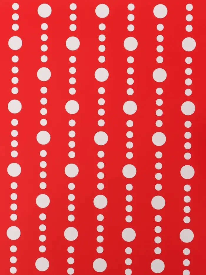 Пленка для цветов, "Бисер", красная, 57х57 см