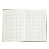 Ежедневник недатированный, А5, 80 листов, клетка, 80 г/м&sup2;, с хлястиком, бежевый