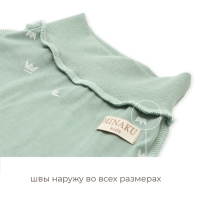 Ползунки детские MINAKU, цвет оливковый, рост 68-74 см
