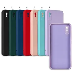 Чехол для Xiaomi Redmi 9A цветной силикон