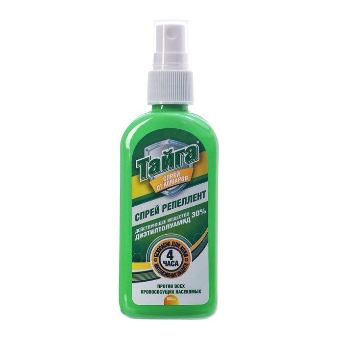 Спрей репеллентный от комаров  Спрей репеллентный от комаров "Тайга Дэта", 100 мл