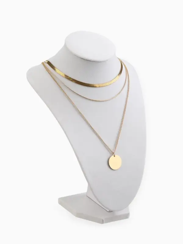 Бюст для украшений QF, 17&times;11&times;25 см, белый