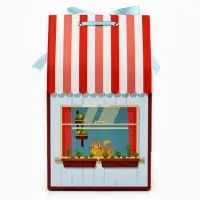 Коробка для сладостей &laquo;Домик&raquo;, 8 х 10 х 16 см