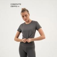 Футболка женская Resport, р. 50, цвет серый, базовая