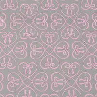 Пленка для цветов "Бантики", розовая, 0,6 х 9.3&plusmn;5% м, 40 мкм, 200 гр