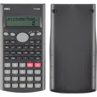 Калькулятор научный Deli E1710SR,240фун,2стр.дисп,10+2разр,162х84,темн.сер