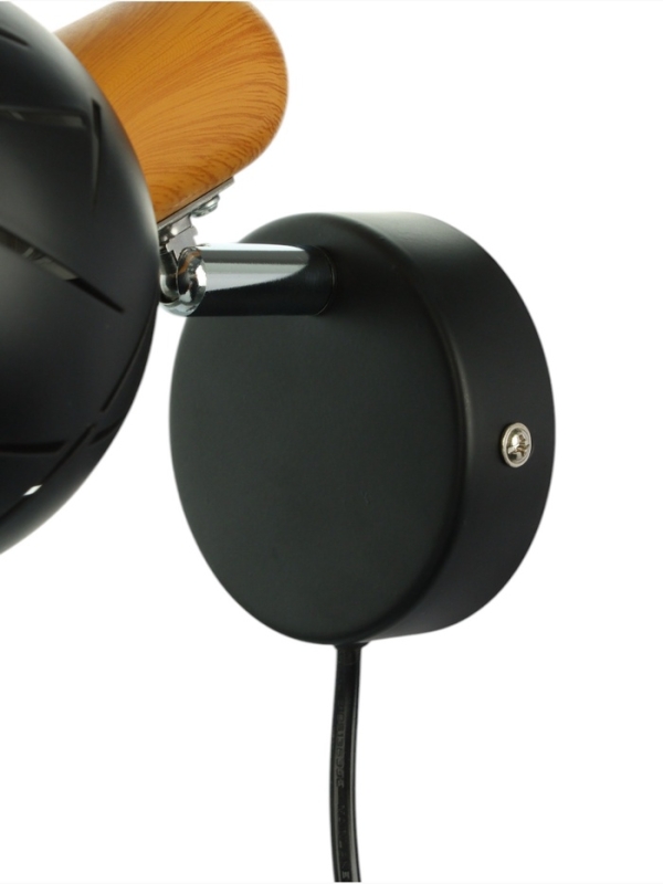 Спот Спот "Алейда" 1хЕ14 40Вт черный 13х13х10 см