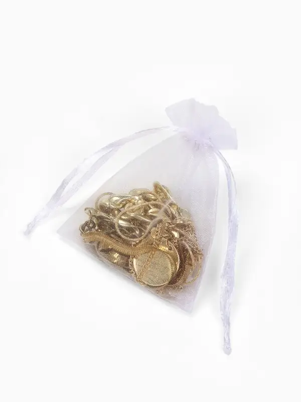 Набор мешочков подарочных 100шт., 7&times;9, цвет белый (1716475)