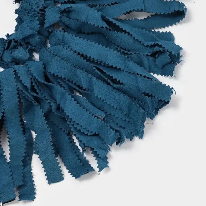 Насадка для швабры с отжимом - центрифугой &laquo;Замша&raquo;, кольцо 16 см, синяя