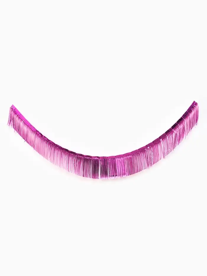 Гирлянда "Дождик" 3 метра с липким краем, цвет фиолетовый