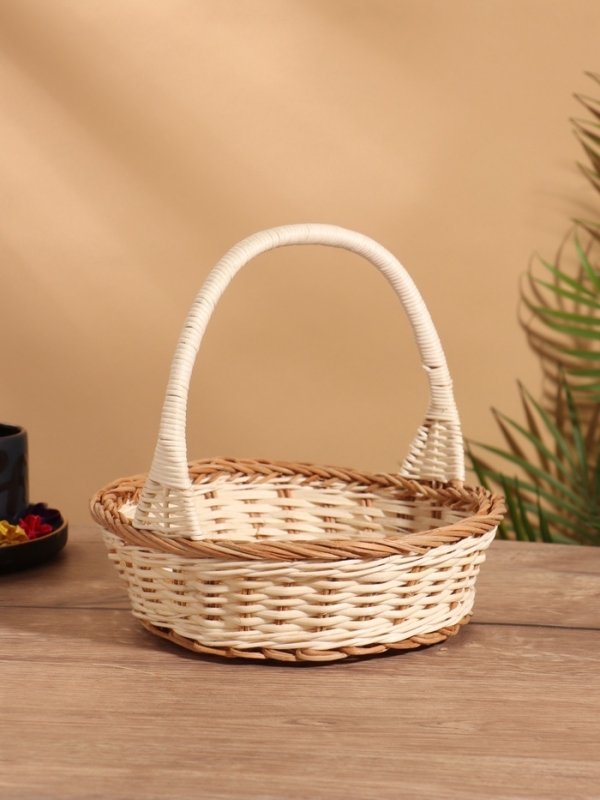 Корзина плетеная 23x23x23 см, ротанг