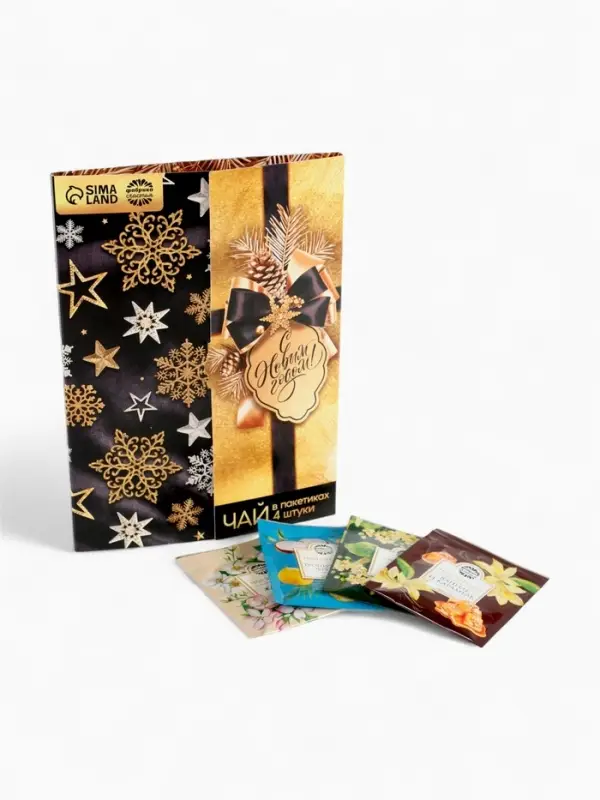 Чай в пакетиках &laquo;С Новым годом!&raquo; в конверте, 7.2 г (4 шт.&times;1.8 г)