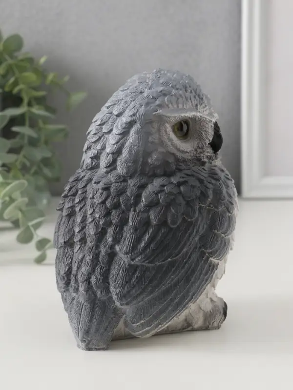 Фигурка (гипс) Совушка, 14х10,5х10,5 см Фигурка (гипс) Совушка, 14х10,5х10,5 см