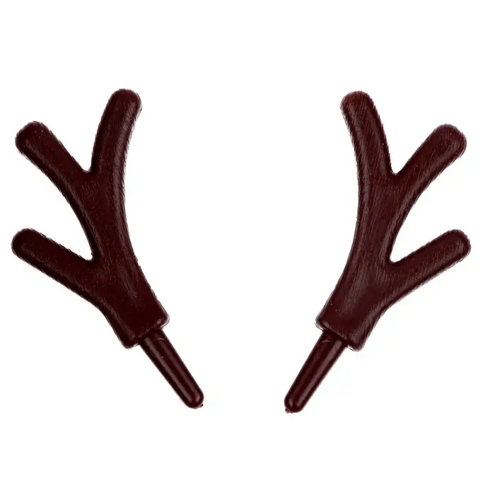 Рожки «Оленьи» размер 1 шт. — 5×4 см, набор 2 шт. Рожки «Оленьи» размер 1 шт. — 5×4 см, набор 2 шт.