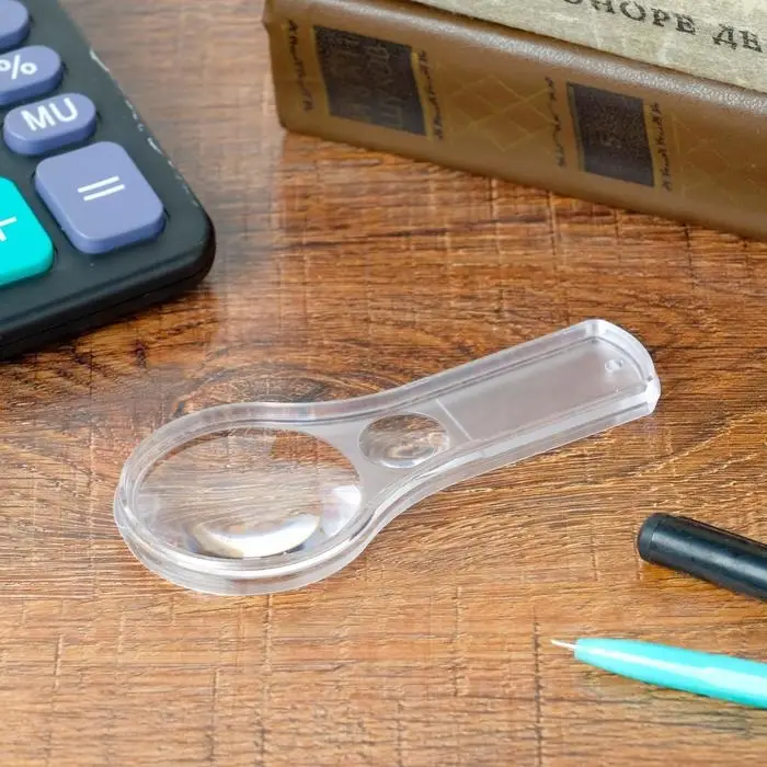 Лупа с прозрачным корпусом 5х, 10х, d=18 мм d=45 мм Лупа с прозрачным корпусом 5х, 10х, d=18 мм d=45 мм