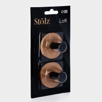 Набор крючков настенных на липучке Stölz BAMBOO, 2 шт.