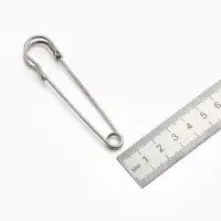 Булавка 8&times;1.5 см (набор 2 шт.), СМ-208, серебра