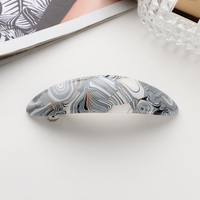 Заколка-автомат для волос Заколка-автомат для волос "Сильва" блеск размытие, 9 см, микс