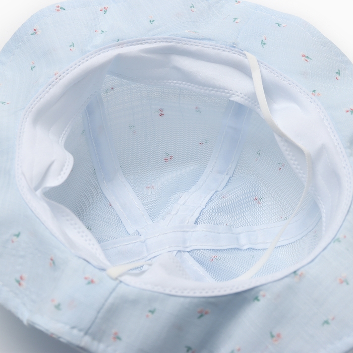 Панама детская Панама детская "Колокольчик" MINAKU, цвет голубой, р-р 48