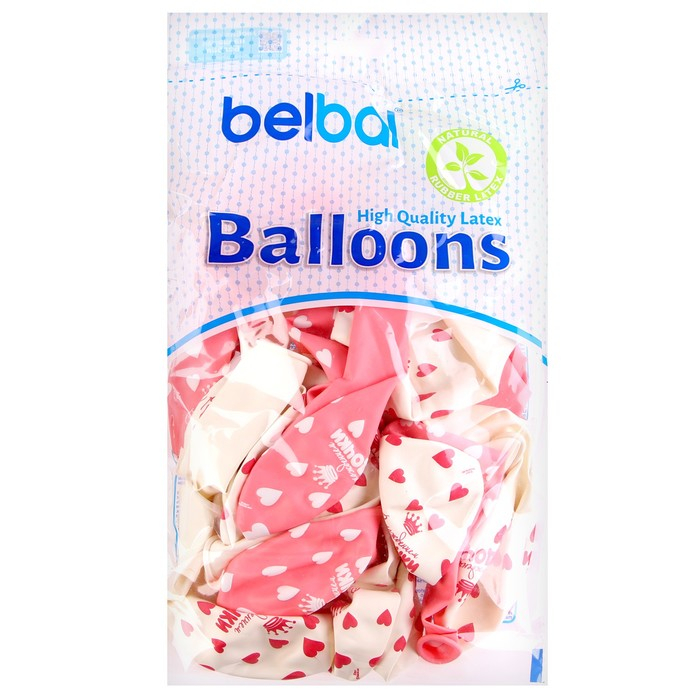 Шар латексный 14 Шар латексный 14" «С рождением дочки», пастель, набор 25 шт., цвета МИКС