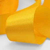 Лента атласная, 25 мм, 23&plusmn;1 м, жёлтая №16