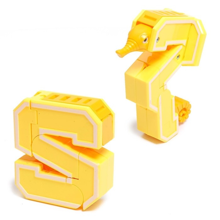 Робот «Дино-буква», трансформируется в динозавра, МИКС