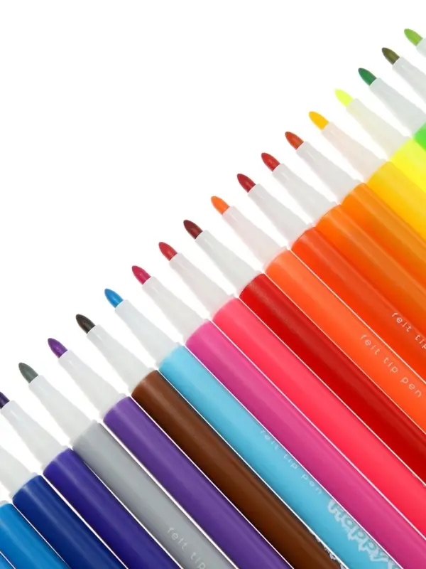 Фломастеры 24 цветов &laquo;Собаки&raquo;, в пластиковом пенале