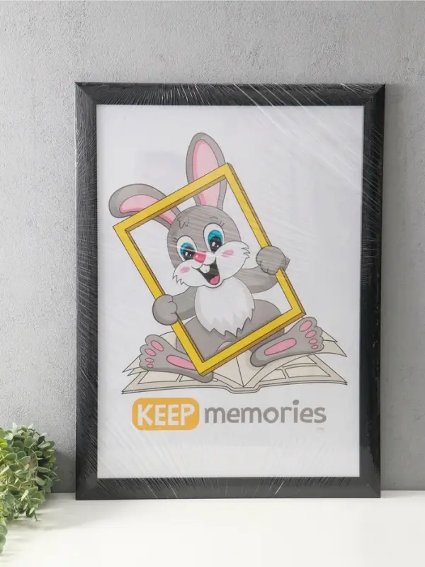 Фоторамка для фото 50&times;70 см Keep memories Luxe Elegance, пластик, чёрный, (пластиковый экран)