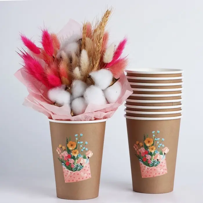 Стакан для цветов «Цветочное послание», 350 мл